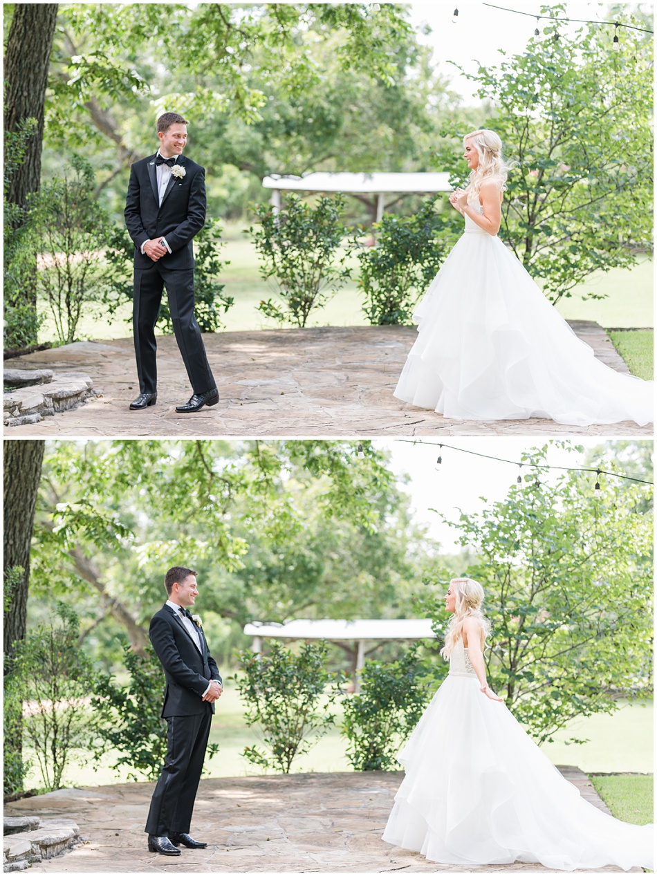 First Look at Pecan Springs Ranch Wedding in August