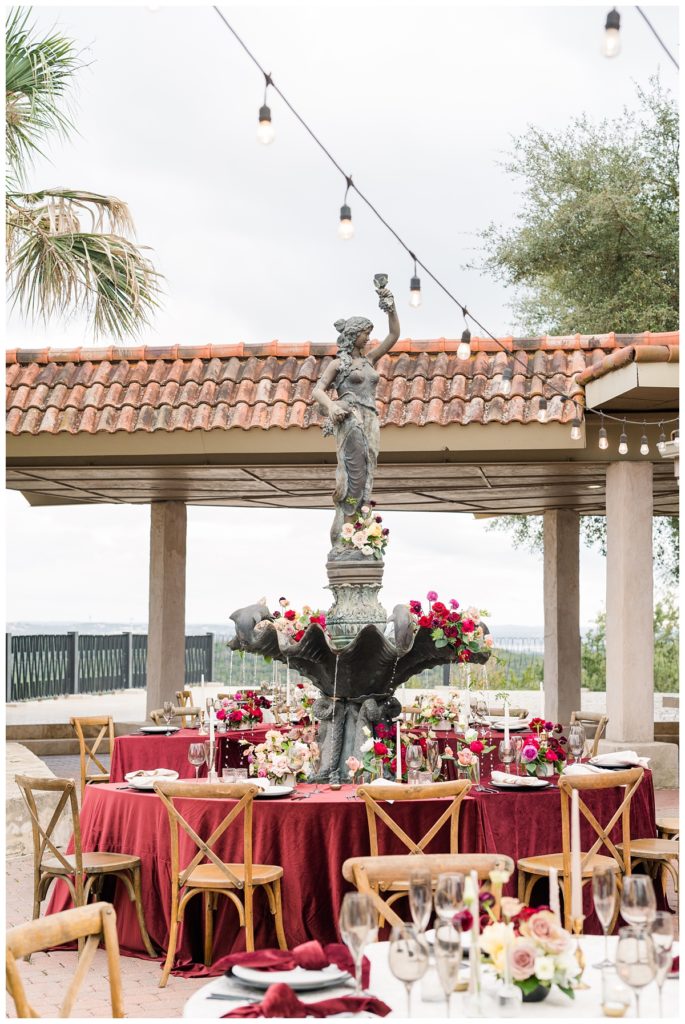 Tuscany inspired mansion wedding venue in Austin