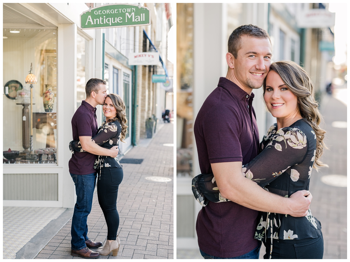 Engagement photos in Georgetown Texas