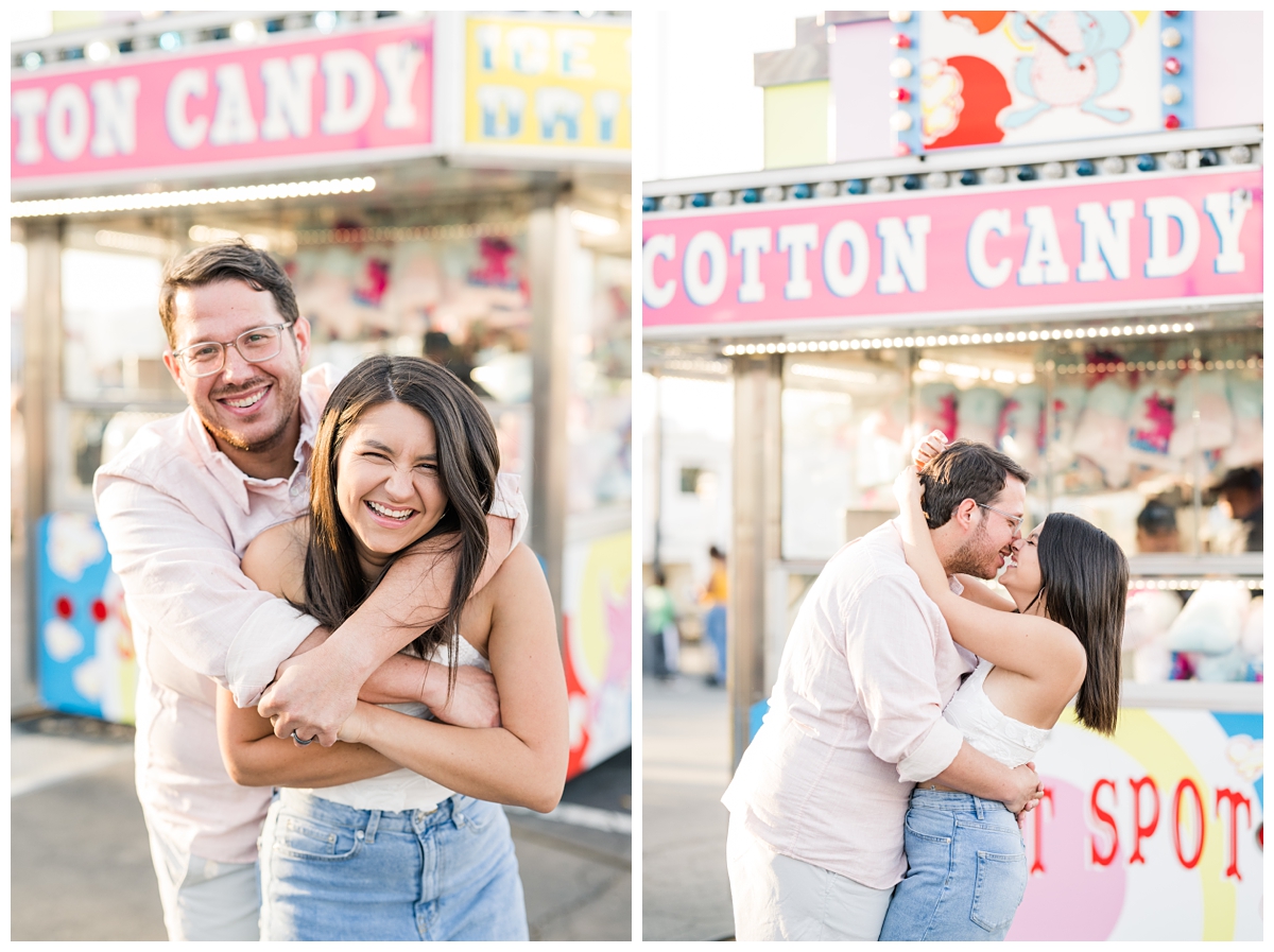 Engagement Photos at The Carnival in Round Rock Texas