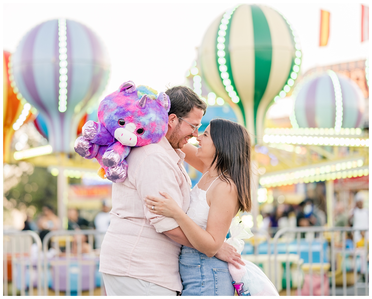 Engagement Photos at The Carnival in Round Rock, Texas