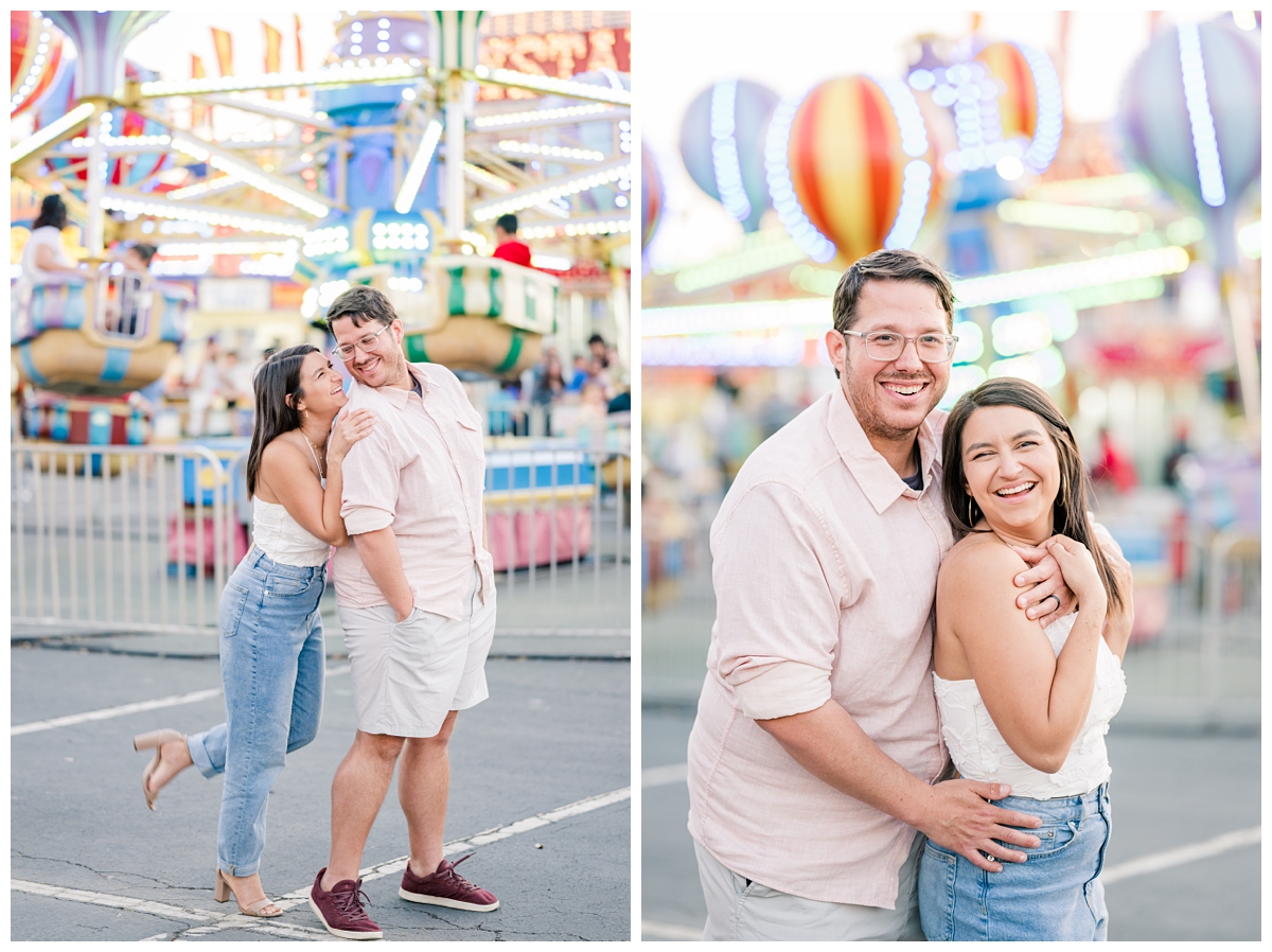 Rodeo Austin Carnival Engagement Photos 