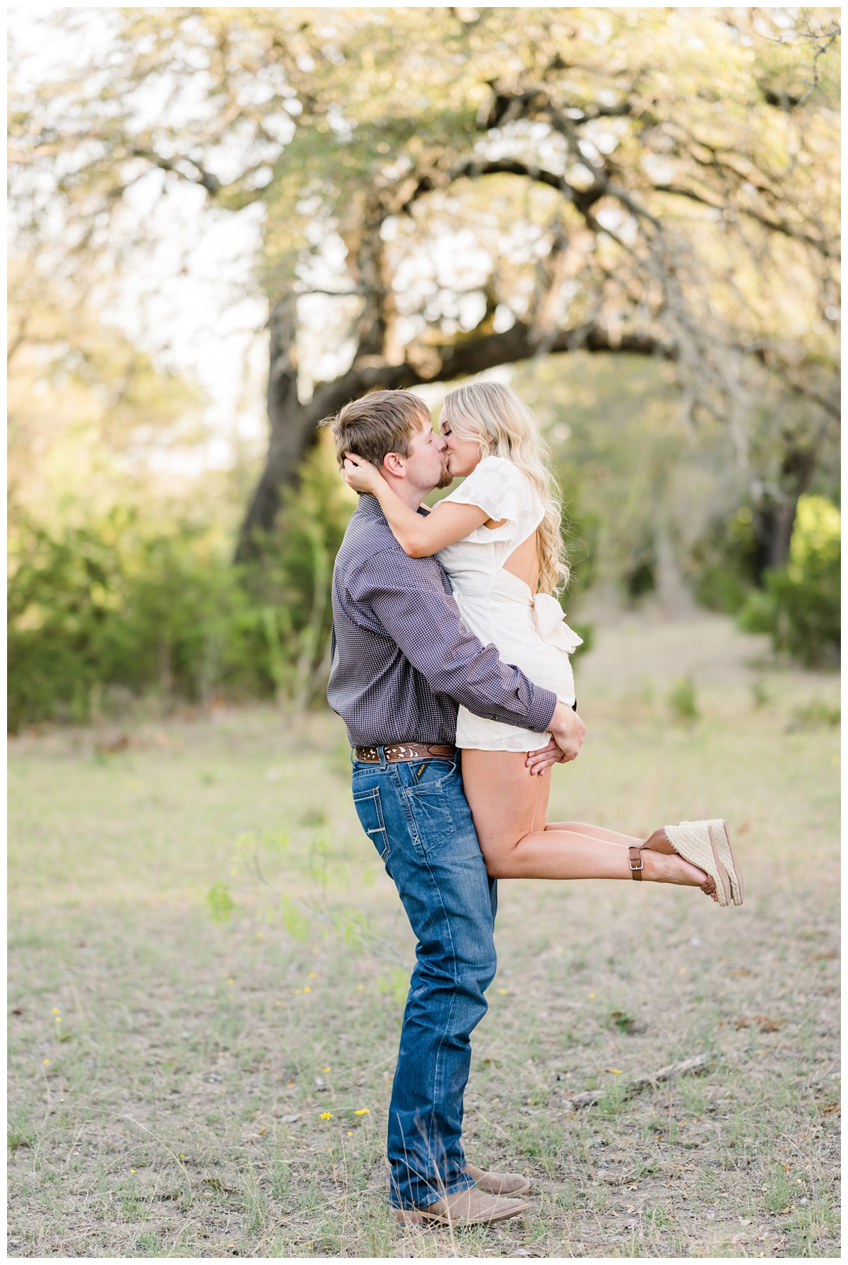 Engagement Photos at The Family Ranch in Marble Falls Texas