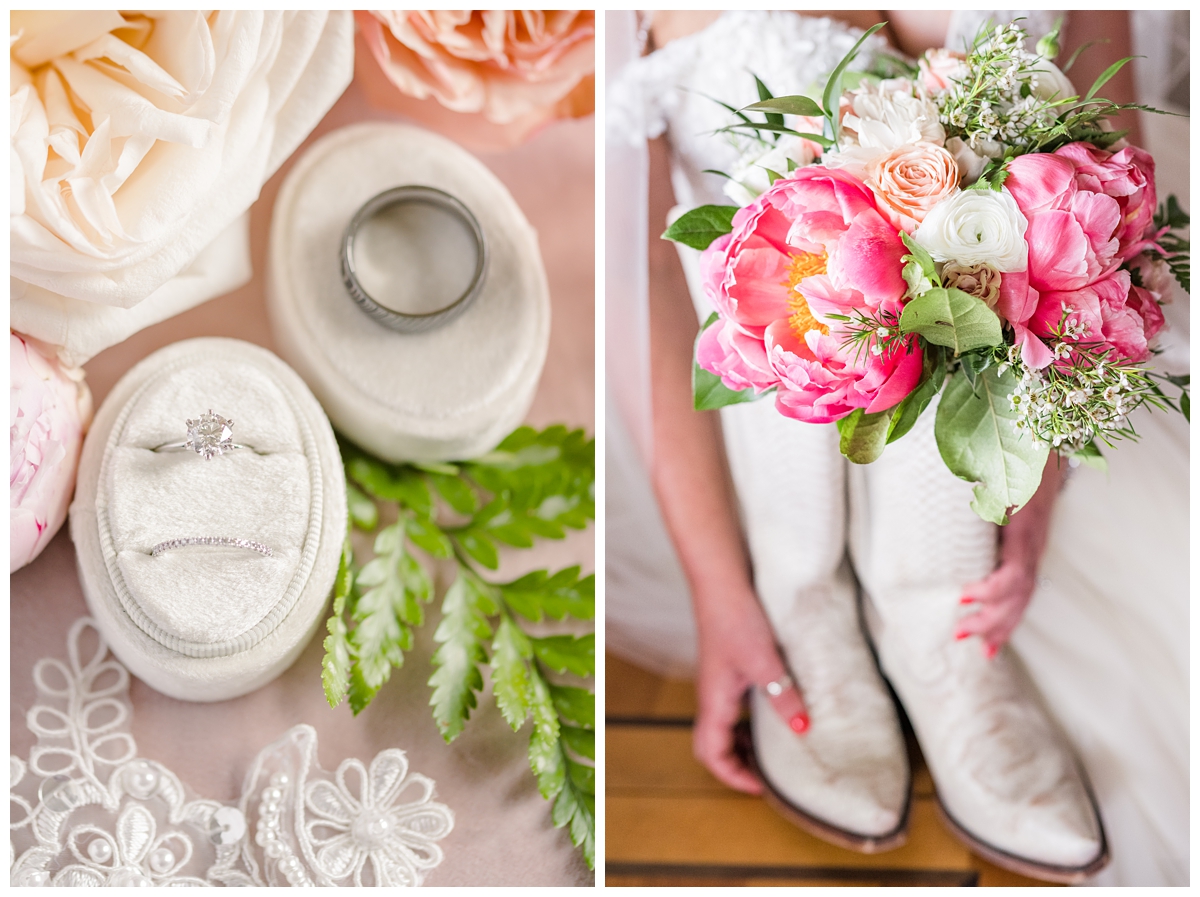 cowboy boots and wedding dresses