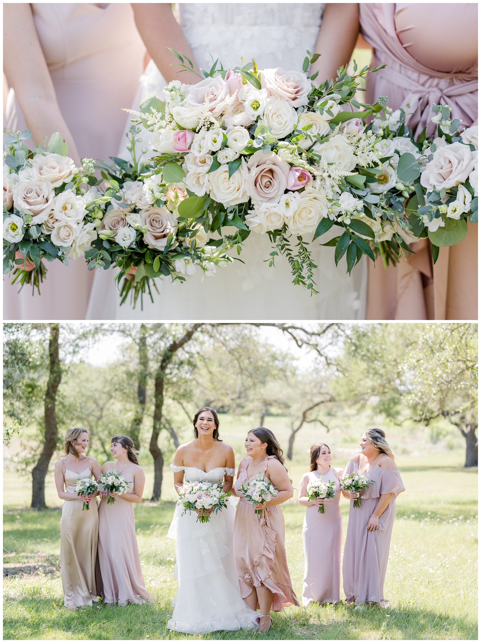 Bridesmaids Bouquets by Wild Bunches