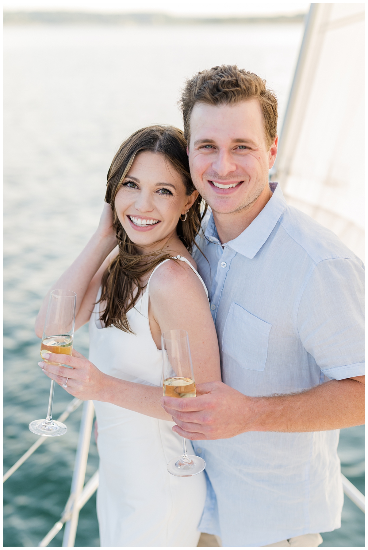Sailboat Engagement Photos in Austin, Texas by Mylah Renae Photography 