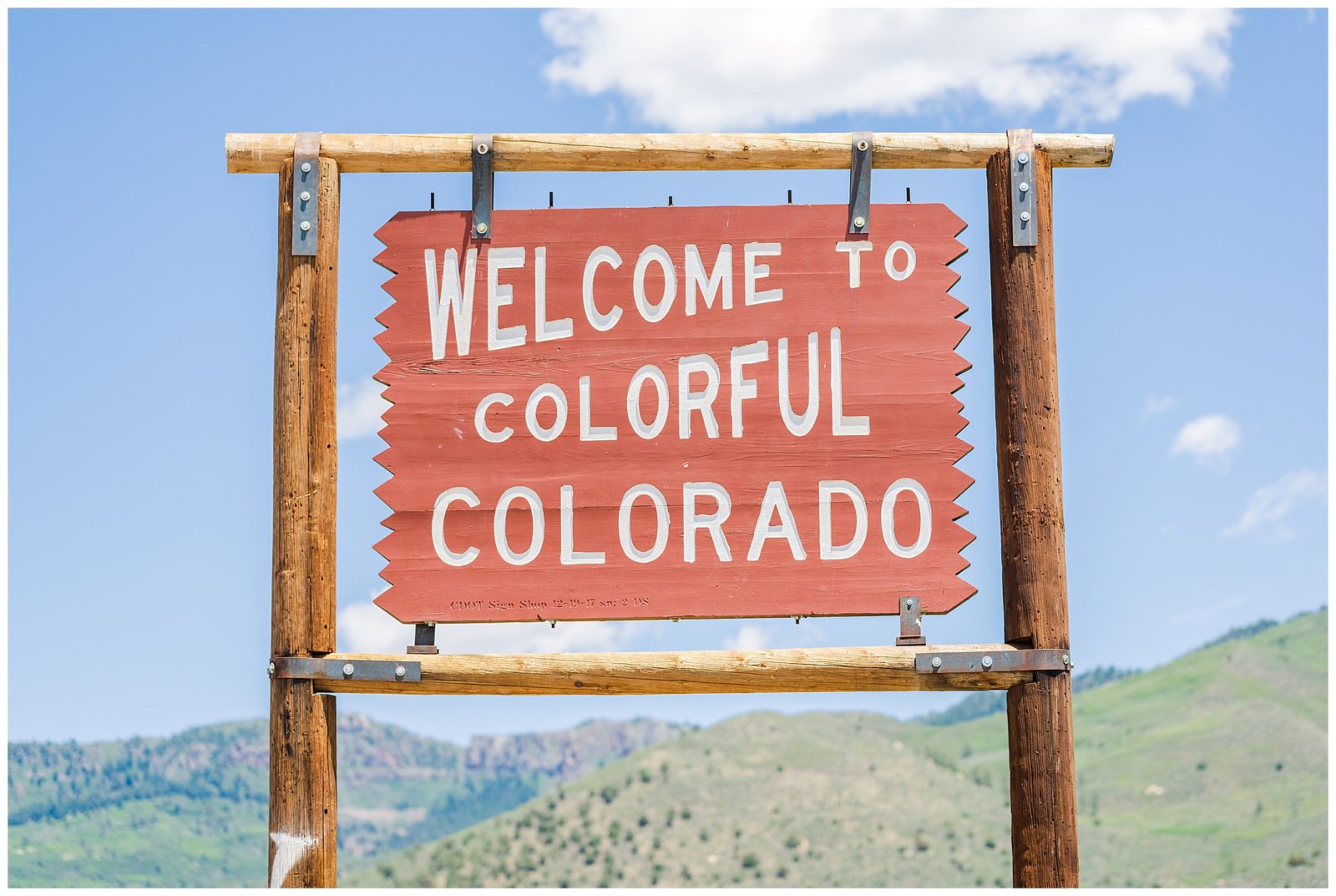 Colorado State Sign