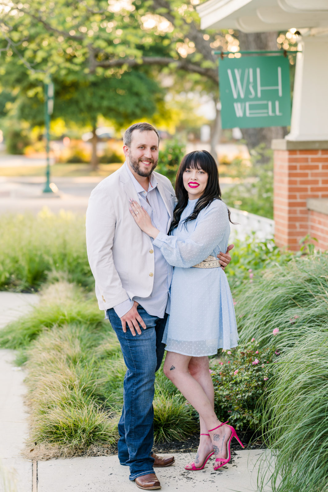 Wish Well House Engagement Photographer