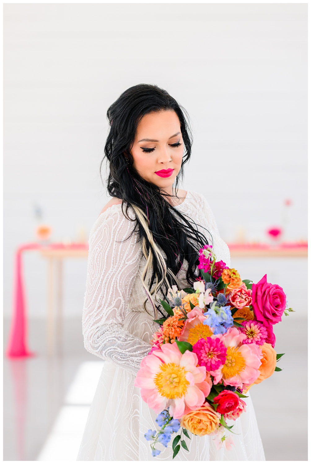 Bridal Portraits at Wish Well House