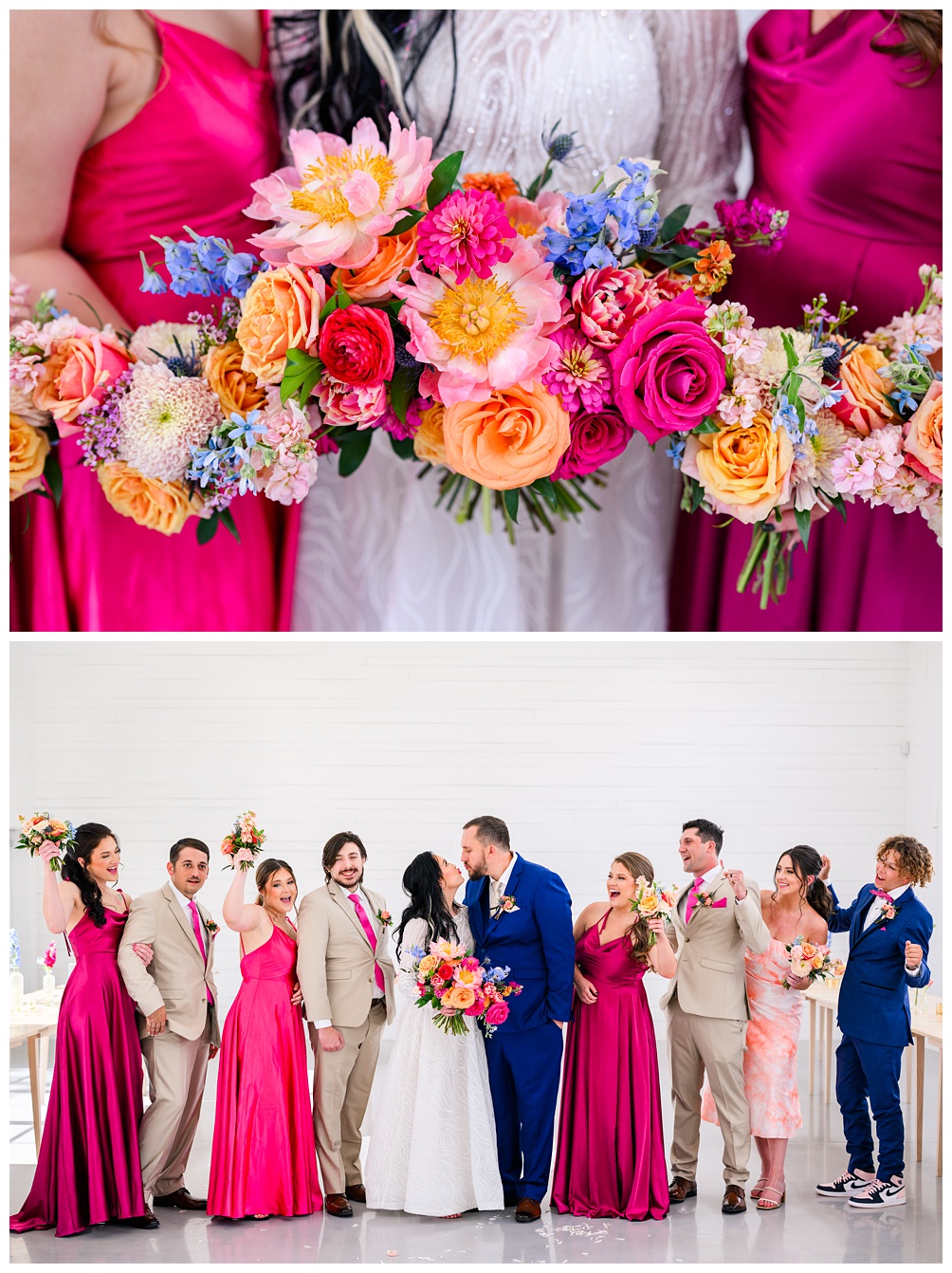 Hot Pink Wedding at Wish Well House
