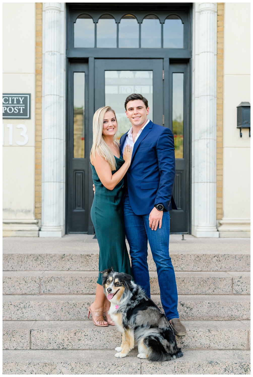 Georgetown Texas Engagement Photos on the Square