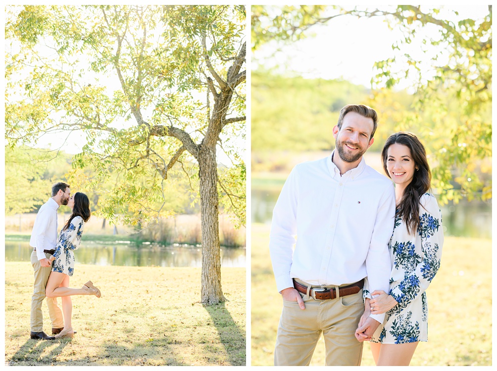 Engagement Photos at Pecan Springs Ranch in Austin Texas