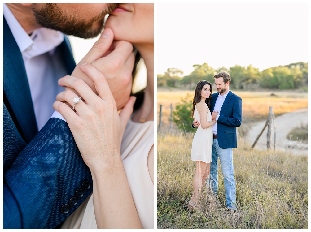 Engagement Photos at Pecan Springs Ranch in Austin Texas