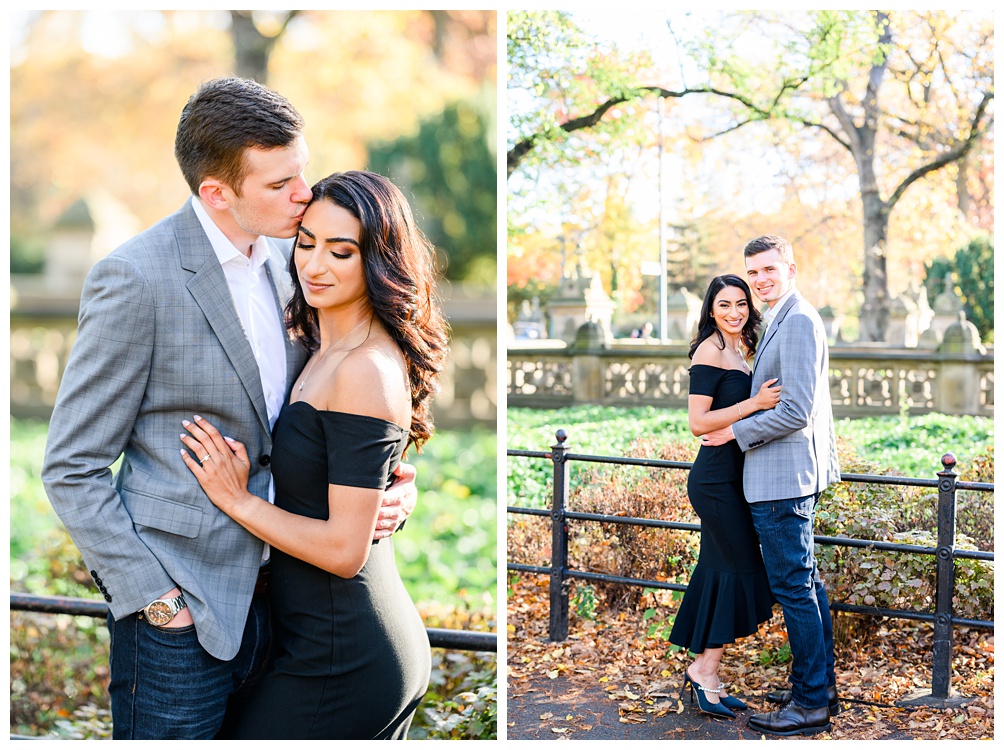 NYC engagement photos in Central Park