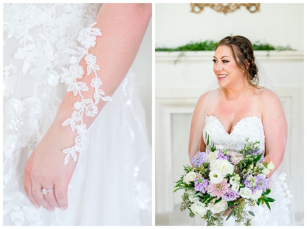 Bridal Portraits at Garey House in Georgetown Texas