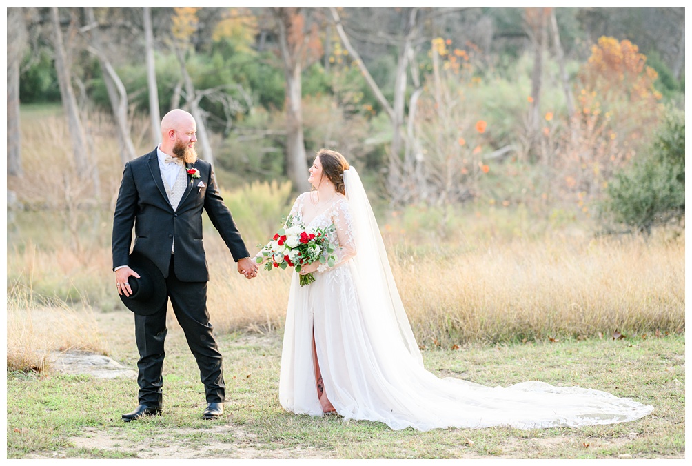 The Waters Point Wedding Photographer in Wimberley Texas in December