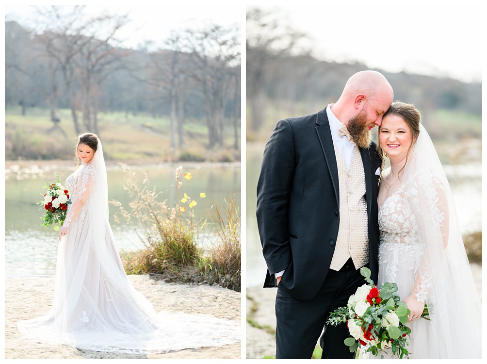 December wedding at The Waters Point in Wimberley