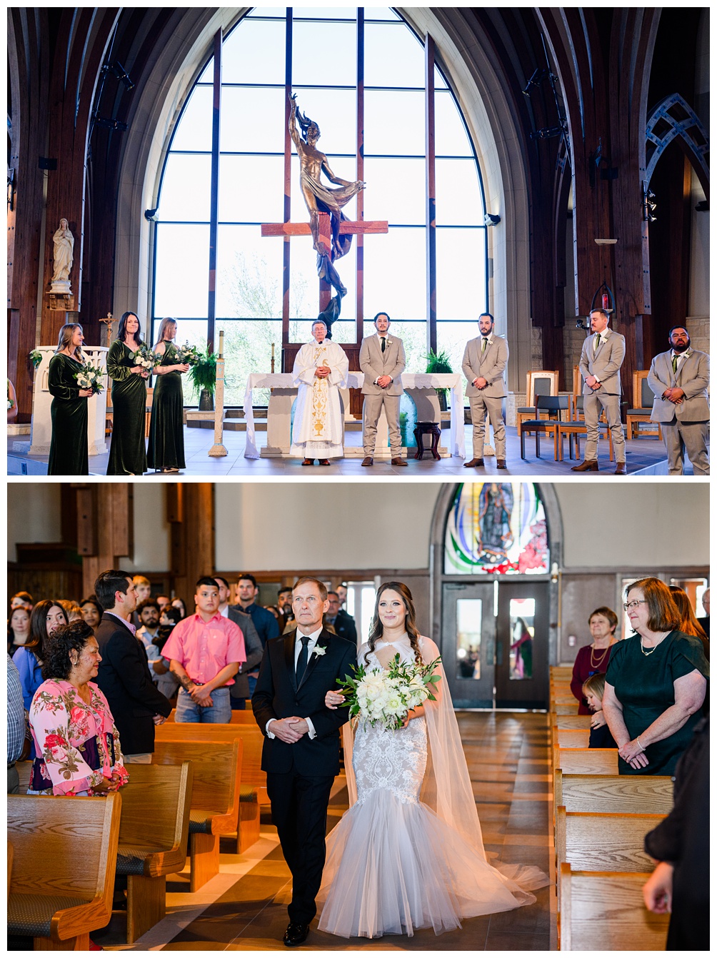 Emmaus Catholic Parish wedding in Lakeway, Texas