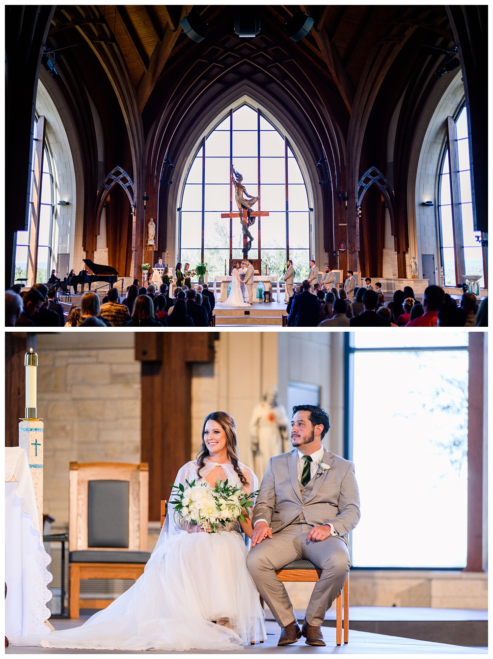 Wedding Ceremony at Emmaus Catholic Parish in Lakeway, Texas
