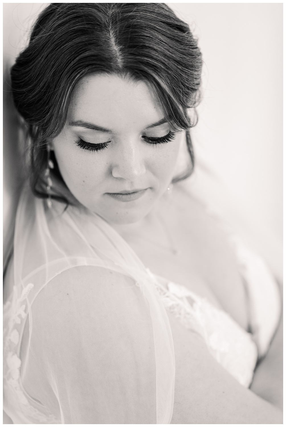 Bridal Portraits in black and white