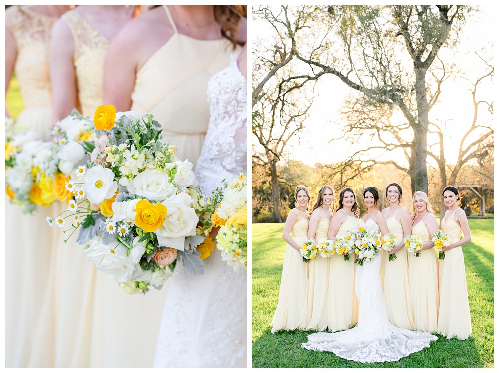 Buttercup Yellow Wedding perfect for spring in Austin Texas