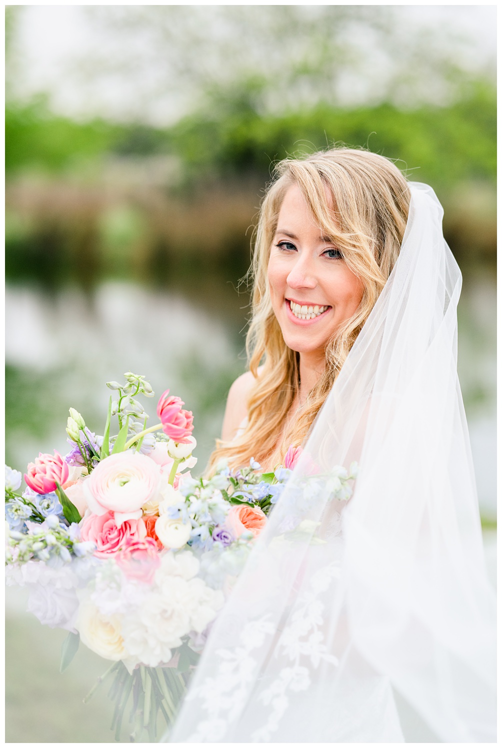 Pecan Springs Ranch bridal portraits with hair and makeup by Lola Beauty