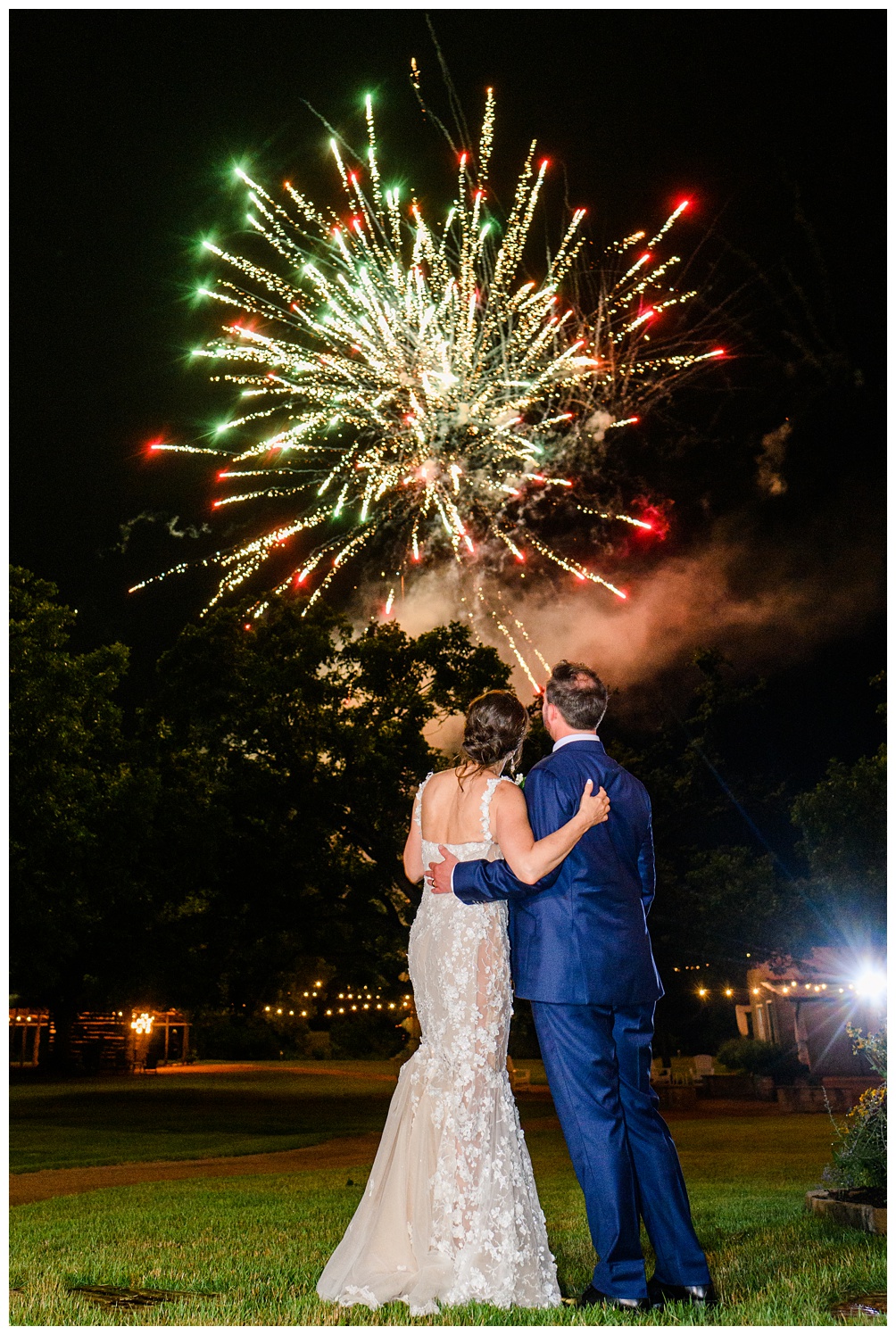 Fireworks at Austin wedding by Big Dog Pyro