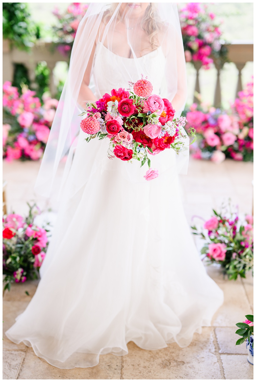 Zuzu's Petals Austin Wedding Florist who loves colorful bouquets