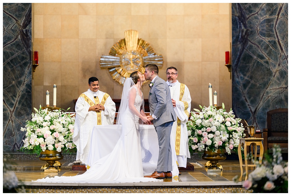 St. John Neumann Catholic Church Wedding Ceremony in Austin Texas