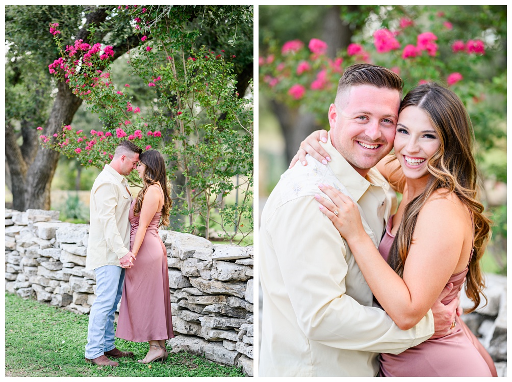 Engagement photos at Addison Grove