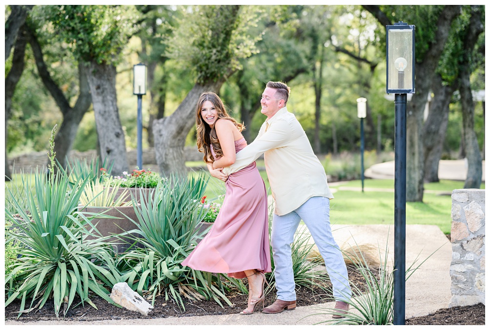Engagement Photos at Addison Grove wedding venue in Dripping Springs