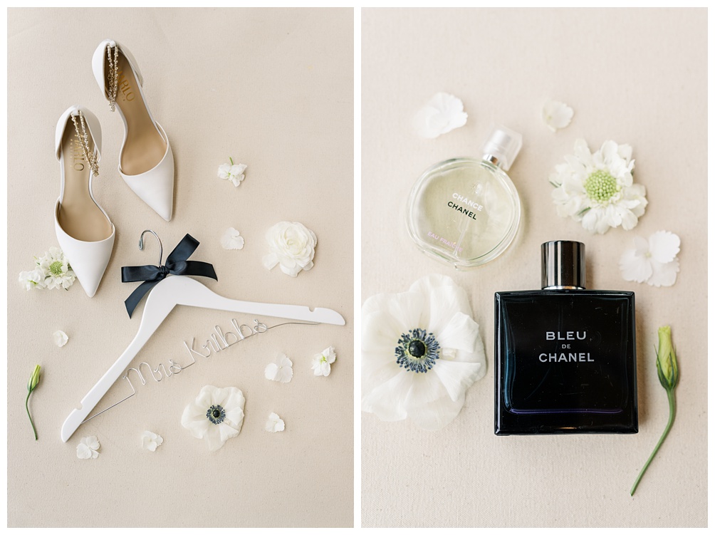 Bridal details at Union Pointe on the Lake wedding near Austin